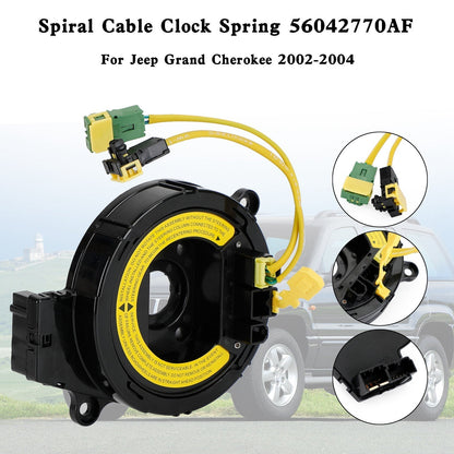 56042770AF Spiral Cable Clock Spring 2002-2004 Jeep Grand Cherokee