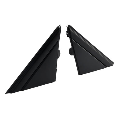 2012-2019 Fiat 500 2X Left+Right Side View Door Mirror Flag Cover Molding Trim 1SD00KX7AA