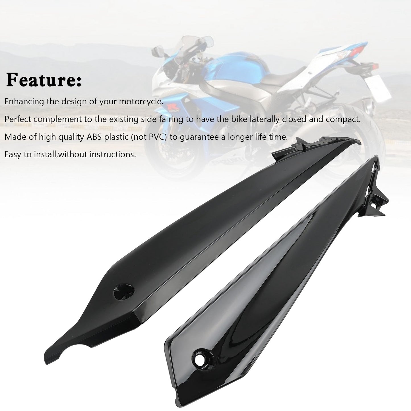 Rear Lower Side Fairings For Suzuki GSX-S 1000 2015-2020