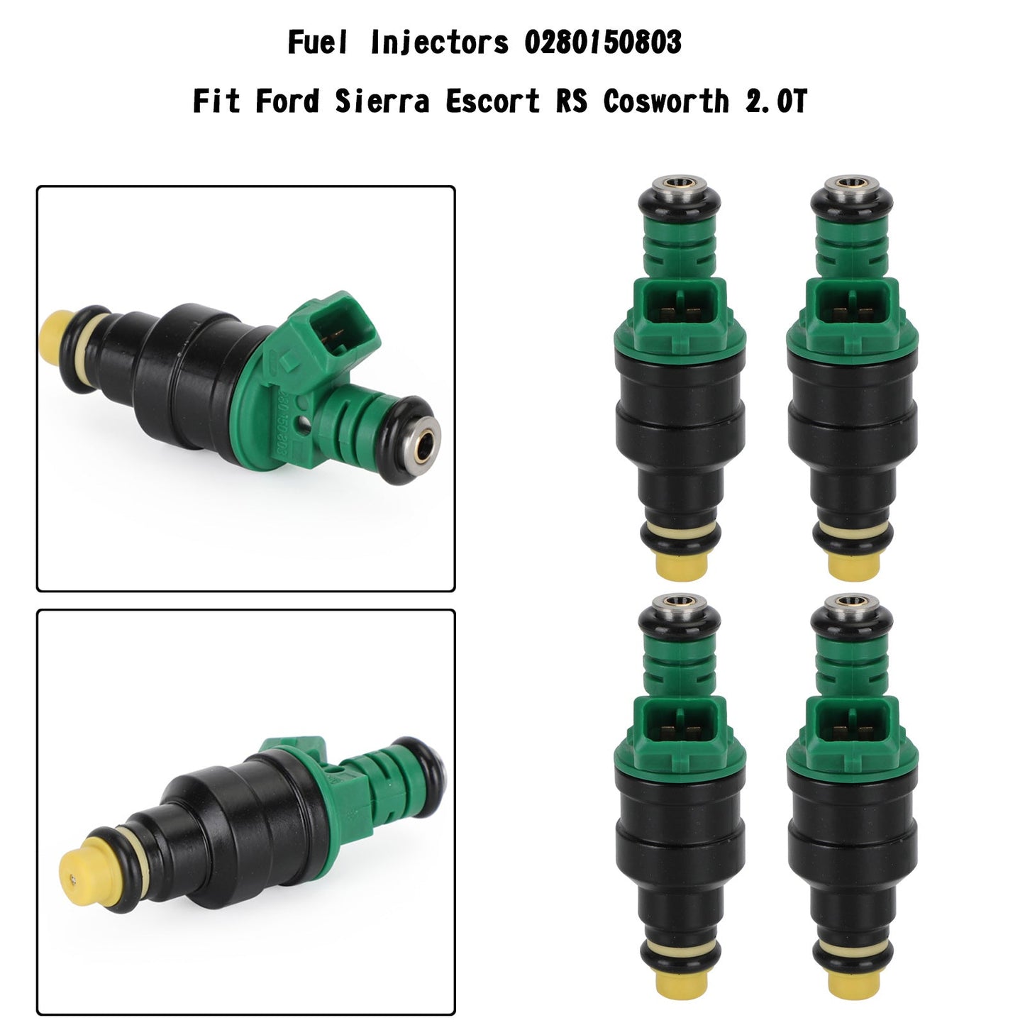 1992-1994 Ford Escort RS Cosworth 4x4 T34 1PCS/6PCS Fuel Injectors 0280 150 803 0280150803 95160611000
