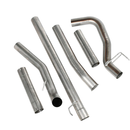 4" DPF Delete Race Pipe Downpipe-Back Cab&Chassis for Ford 6.7 Powerstroke 2011-2019