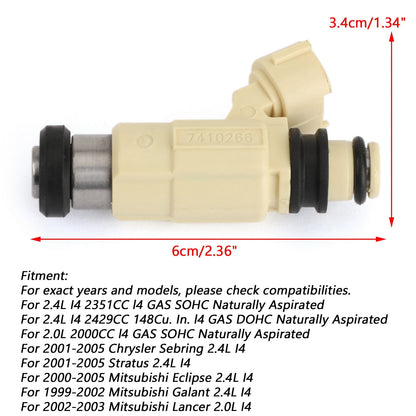 F410261 MR507252 842-12299 1PCS Fuel Injectors for Mitsubishi Eclipse Lancer Chrysler CDH-240 842-12299 Champoo