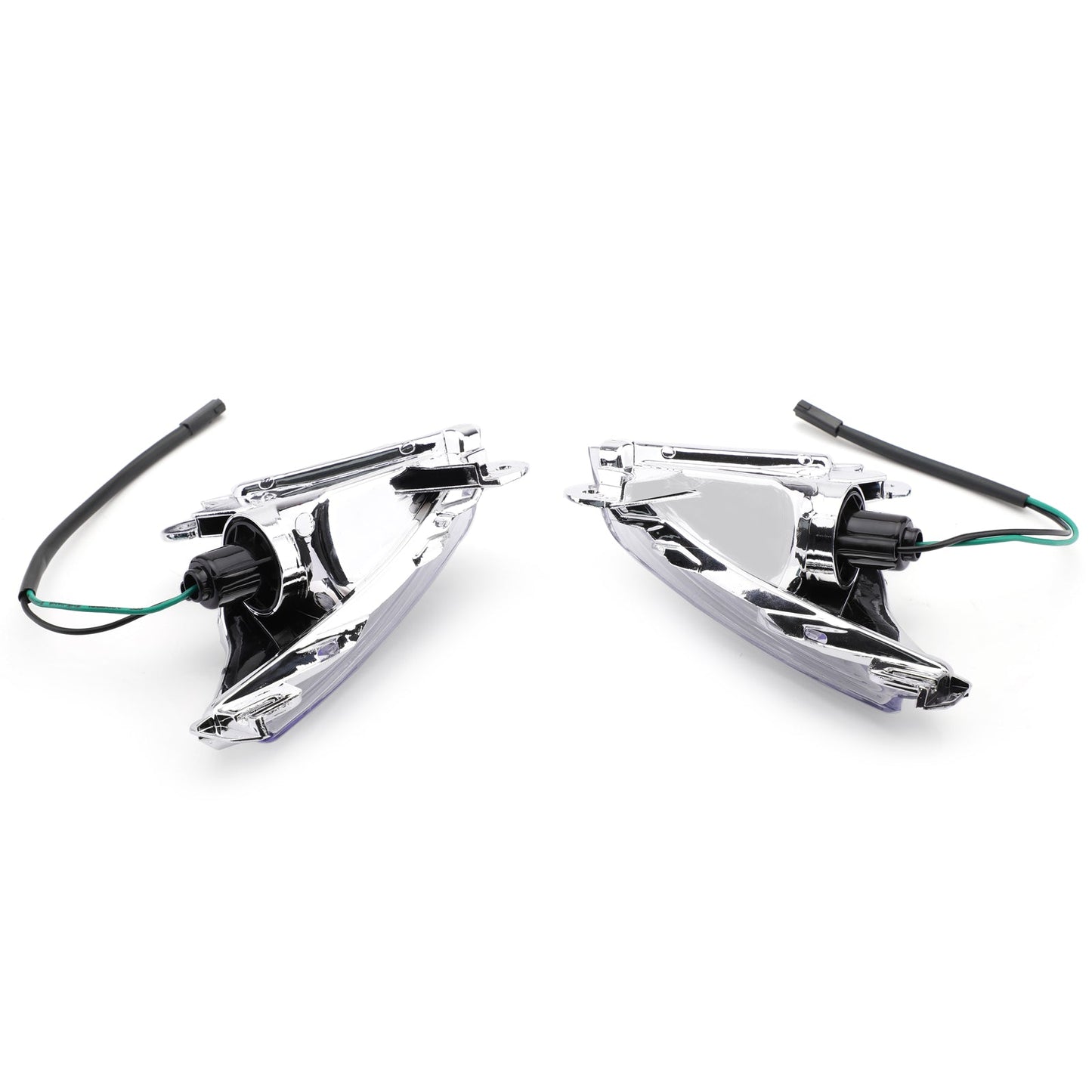Front Turn Signals Lens For ZX 14R 10R 6R 636 Ninja 650F Clear Champoo