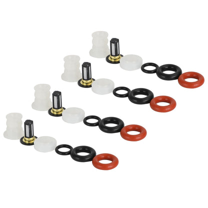 2004-2008 Acura TSX/ 2005-2007 Acura RSX 4PCS Fuel Injectors Repair Kit Filters O-Rings 16450RAAA01 842-12288 842-12287