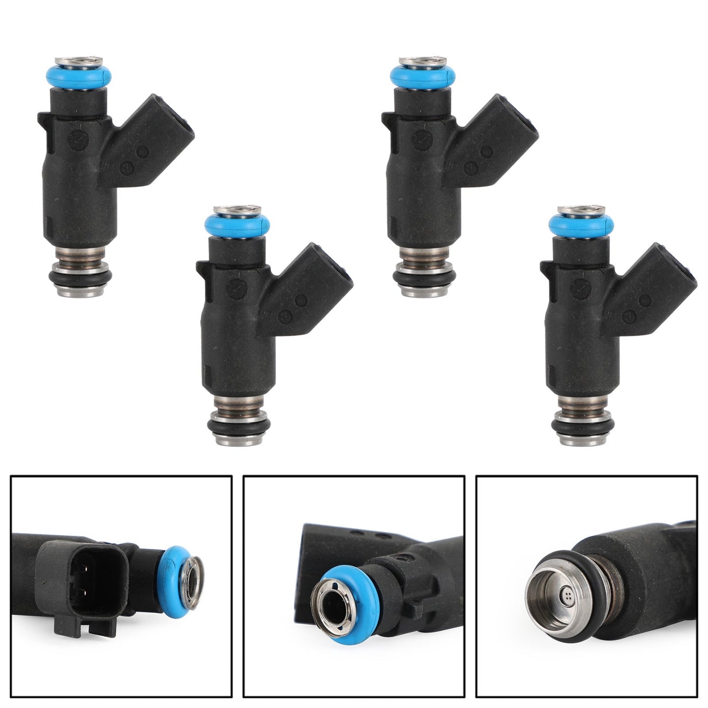 4PCS Fuel Injectors 96487553 Fit Chevrolet Aveo Aveo5 06-08 Pontiac Wave Wave5