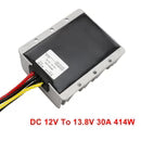 DC-DC 12V-13.8V 30A 414W Step Up Voltage Converter Regulator Waterproof