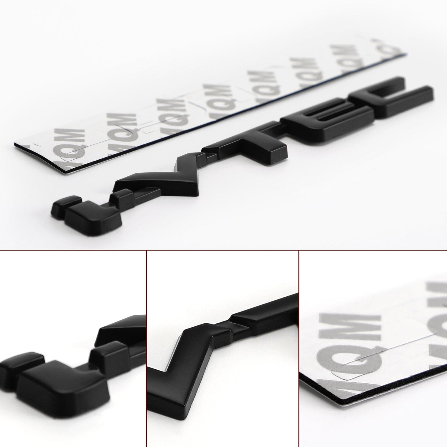 3D Metal i-VTEC Car Trunk Rear Turbo Fender Emblem Badge Decals Stickers Black
