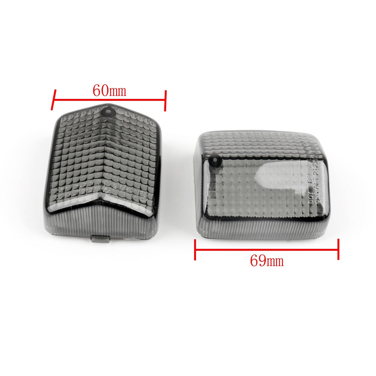 Rear Turn Signals Light Lenses For HONDA CBR600 F2 F3 1991-1996 CBR1000 87-91 B Champoo