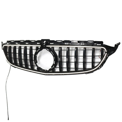 2015-2021 Mercedes Benz C-Class W205 C200 C250 C300 C350 Black Front Bumper Grill Grille W/LED