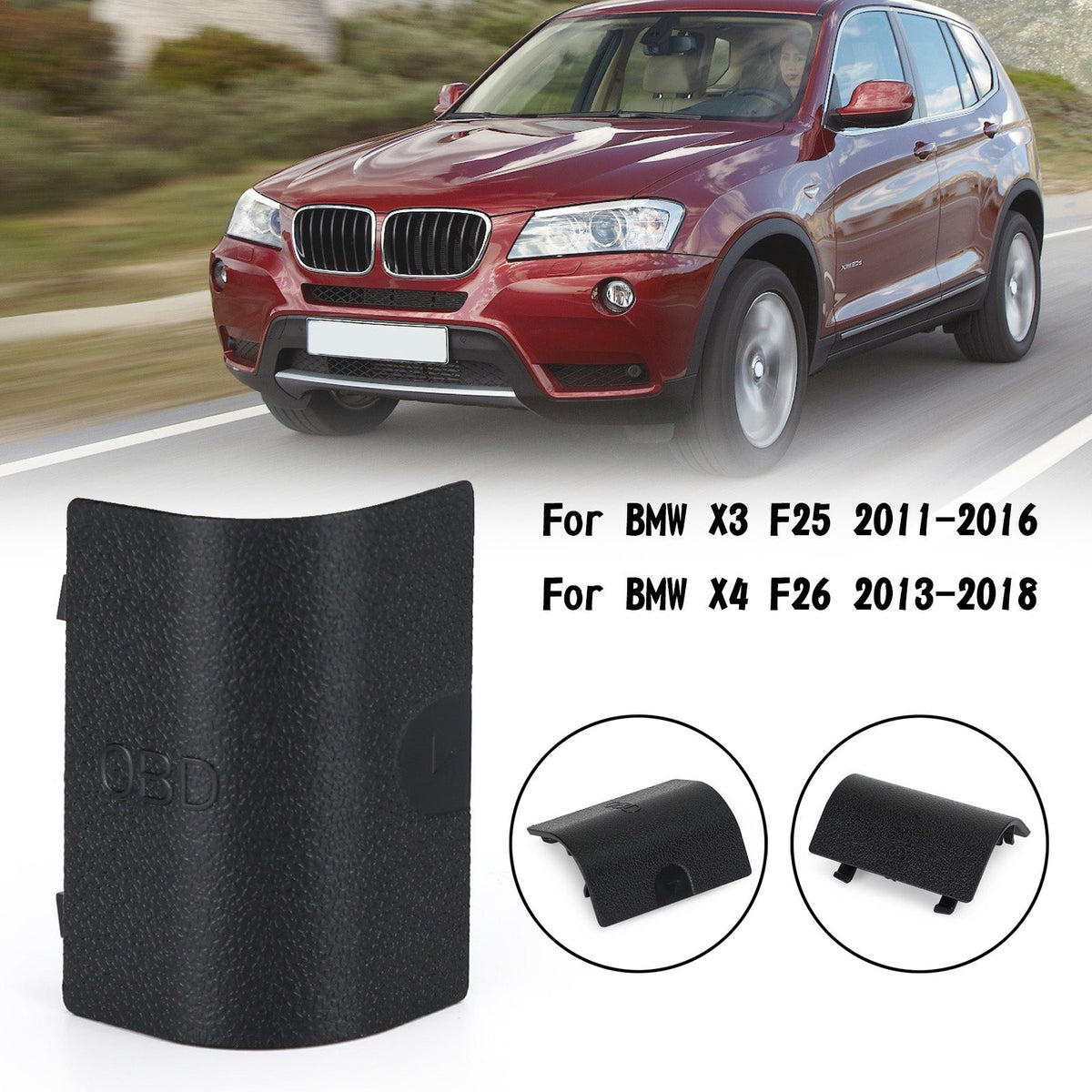 BMW X3 F25 F26 10-18 LHD OBD Socket Diagnostic Port Plug Cover 51439190686