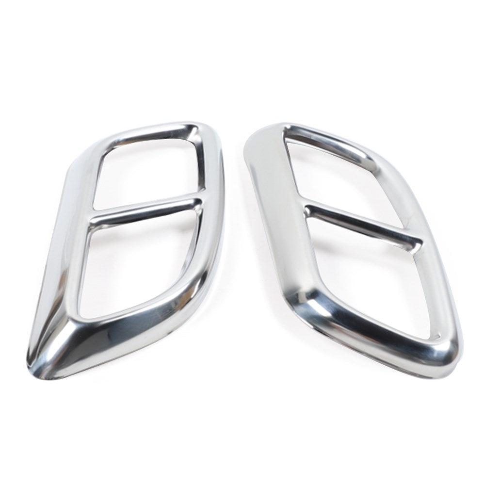 Charger 2015+ 2PCS Stainless Rear Exhaust Tail Muffler Decor Cover Trim