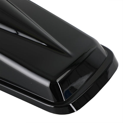 Black 6.5" Saddlebag Speaker Lids For Harley Touring Road King Glide 2014-2021