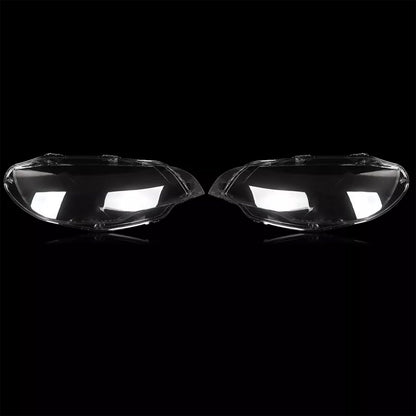 2008-2014 BMW E71 X6 2PCS Clear Headlight Lens Cover Headlamp Left + Right 63117271371 63117271372