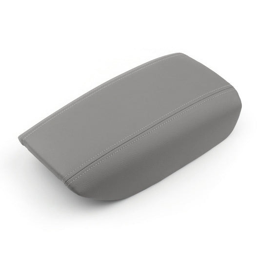 Armrest Cover Leather Synthetic Center Console Lid Gray 1999-2006 Volvo S80
