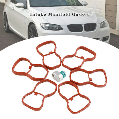 BMW E90-93 F10 F11 F07 X5 X6 N57 6Pcs Intake Manifold Gasket 1167807480 11618511363