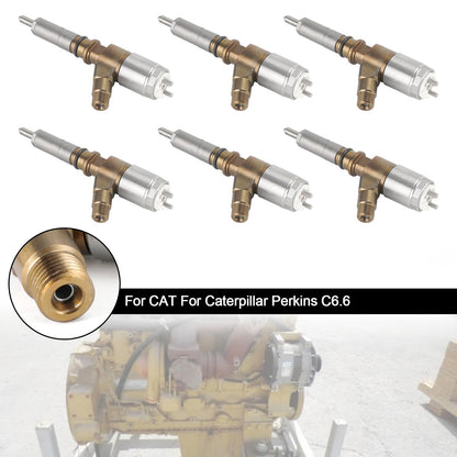 CAT Caterpillar Perkins C6.6 6PCS Fuel Injectors 2645A747 320-0680