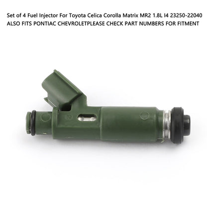 2000-2004 TOYOTA COROLLA 1.8L L4 4PCS Fuel Injector 2320922040 232500D04