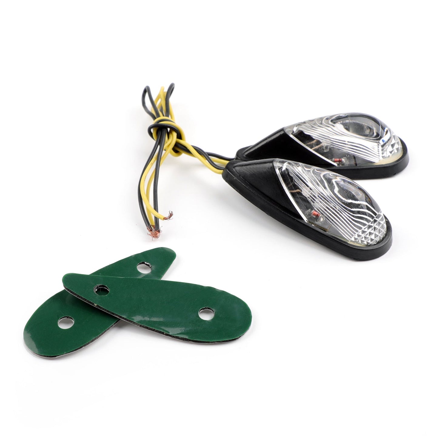 Turn Signals For Kawasaki Ninja 250 500 ZX6 ZX9 Honda CBR 600 1000 RR Champoo