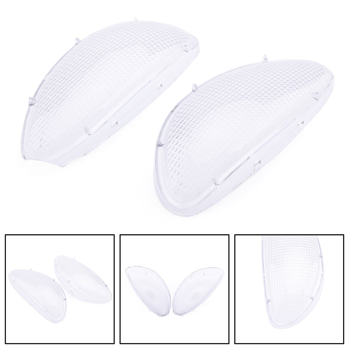 Front Turn Signals Lens For BMW R1100RT 1995-2005 Clear Champoo