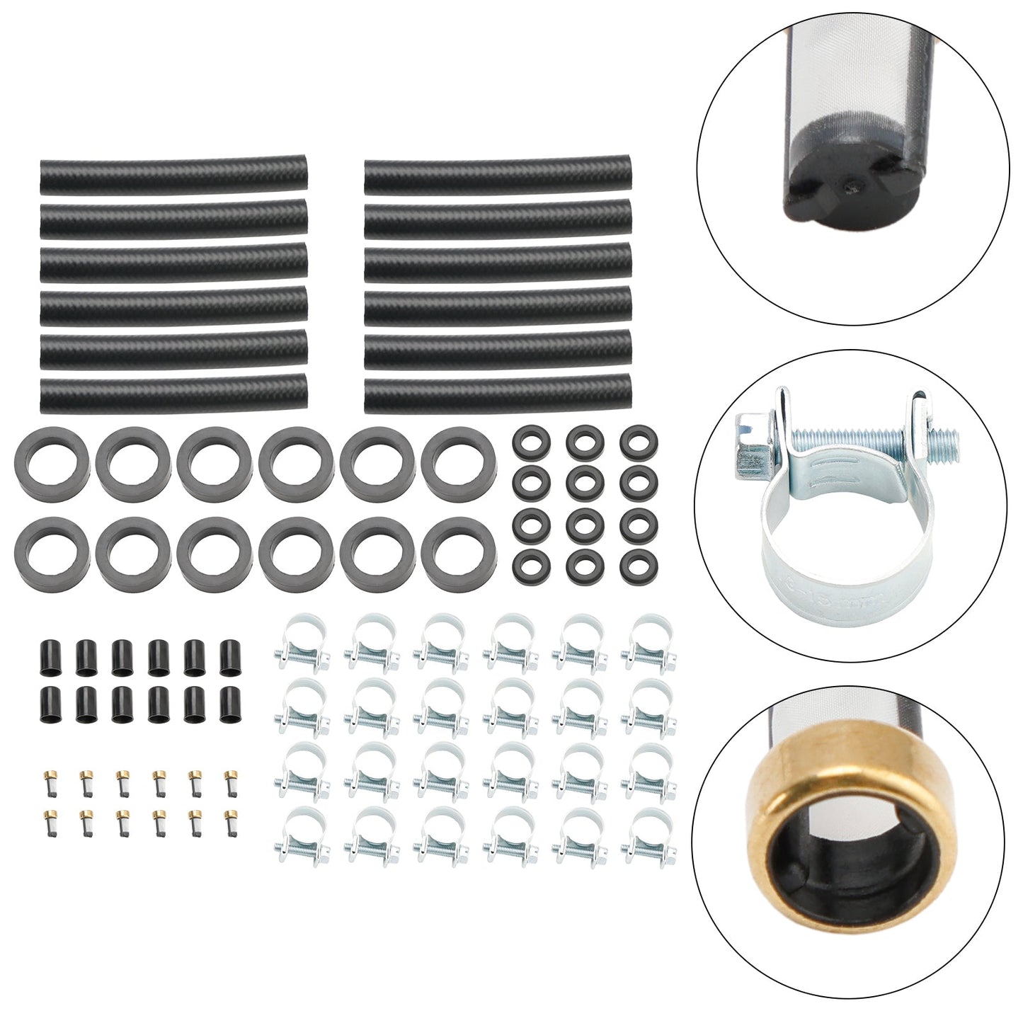1970-1990 Subaru Loyale 12Pcs Fuel Injector Repair Kit Replacement