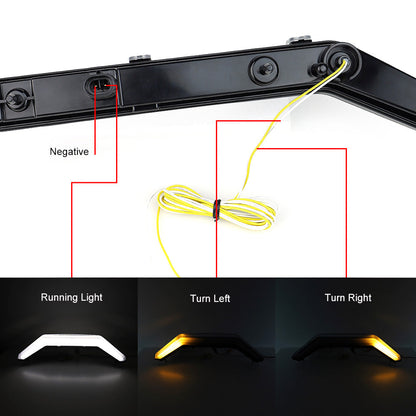 2884346 Front Turn Signature Accent Light for Polaris RZR PRO XP/4 Turbo R 20-24 Champoo