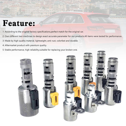 2003-2010 Volkswage-n New Beetle Transmission Solenoid Kit Small Valve 8PCS TF60SN 09G 1298152