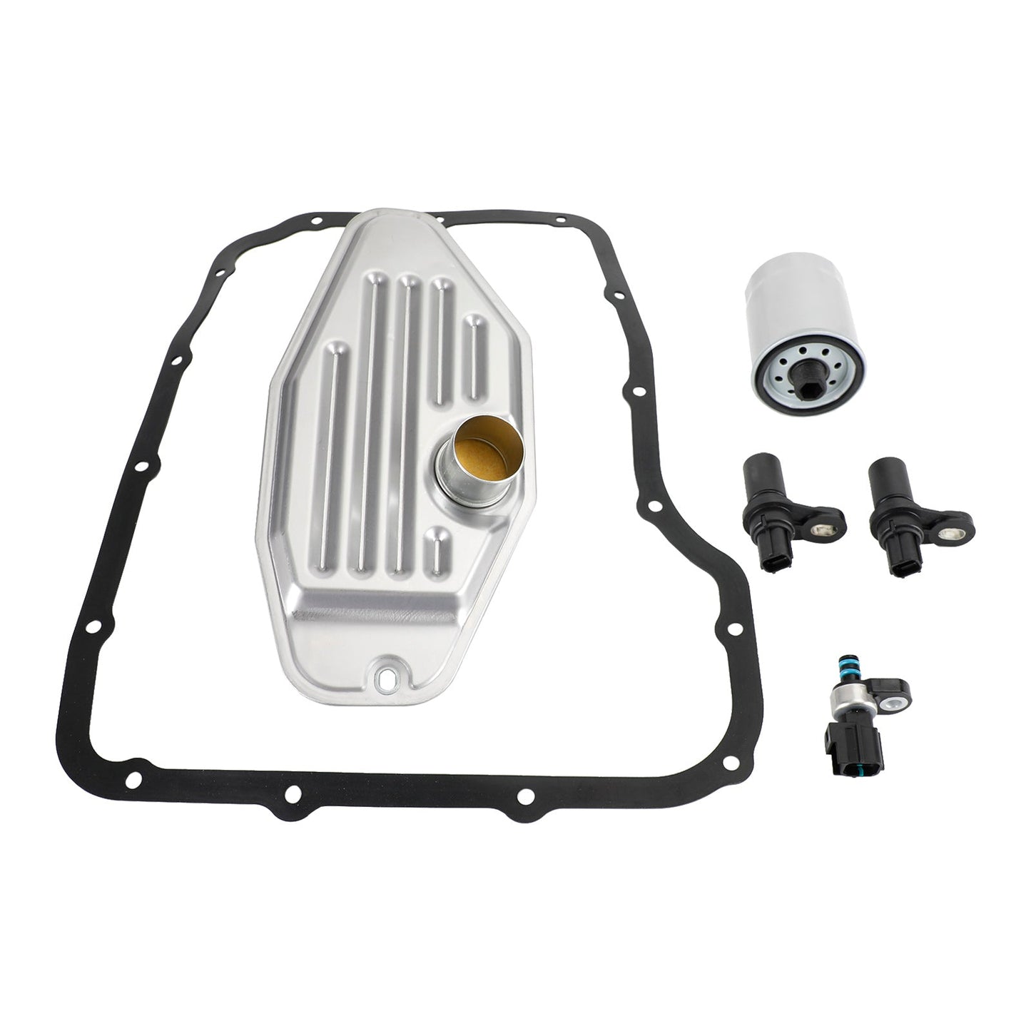 2002-2018 Dodge Pickup/RAM 1500 45RFE 545RFE 68RFE Transmission Sensors Set Wiht 4WD Filter Kit Pan Gasket 99-UP