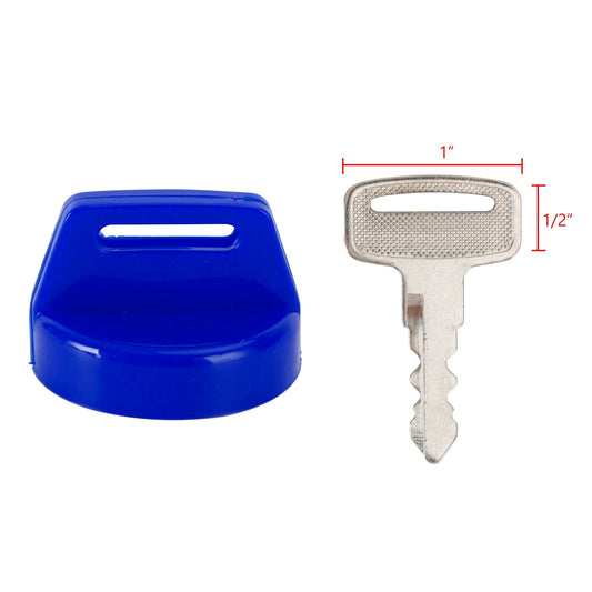 5x Ignition Key Cover 5433534 For Polaris Switchback 800 Rush 600 Pro RMK Blue