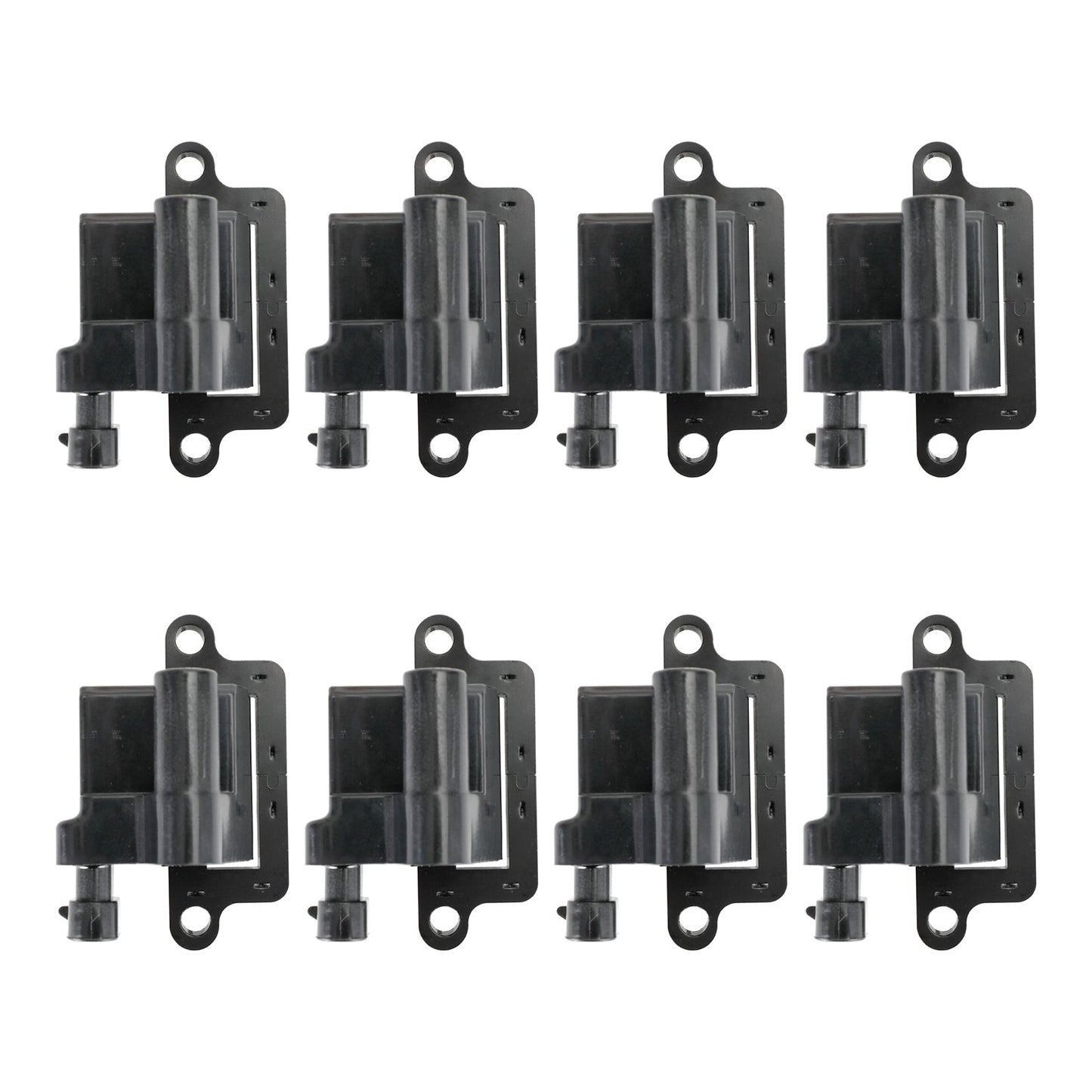 8 Pack Square Ignition Coil & Spark Plug Wire 12556893 12558693 For Chevy GMC 4.8L 5.3L 6.0L 8.1L