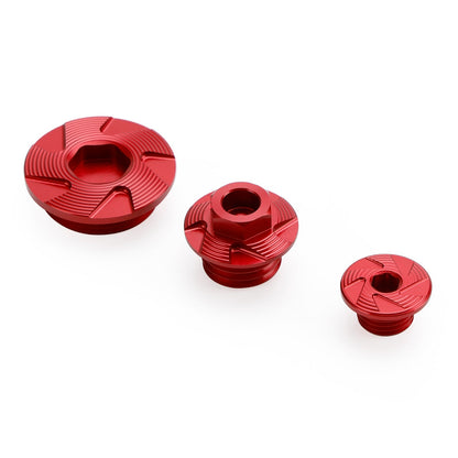 Crankcase Cover Oil Filler Plug Kit For Honda CRF450R CRF450X 2005-2016