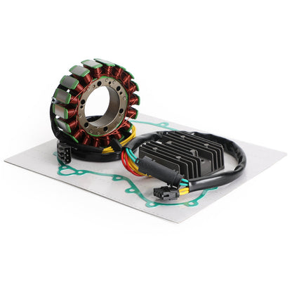 2004-2010 BMW F800S K71 Magneto Stator Coil 12318524422 + Rectifier Regulator 61312346550 + Gasket 11147670688