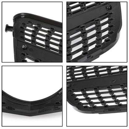 2008-2014 Benz C-Class W204 C200 C230 C 250 C300 C350 Diamond Black Chrome Front Grille Grill