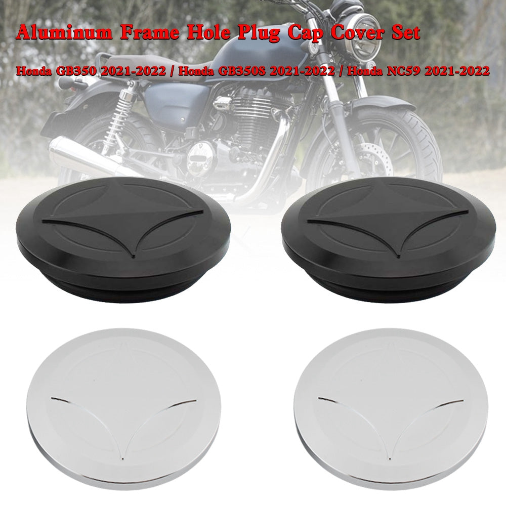 Aluminum Frame Hole Plug Cap Cover Set For Honda GB350 NC59 CB350 21-22