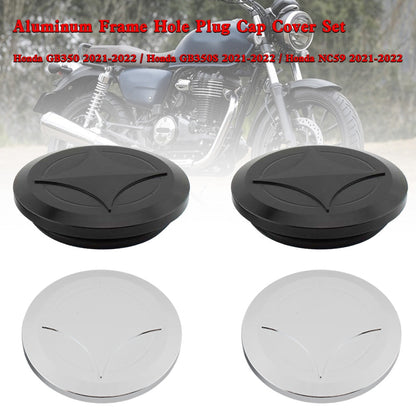 Aluminum Frame Hole Plug Cap Cover Set For Honda GB350 NC59 CB350 21-22