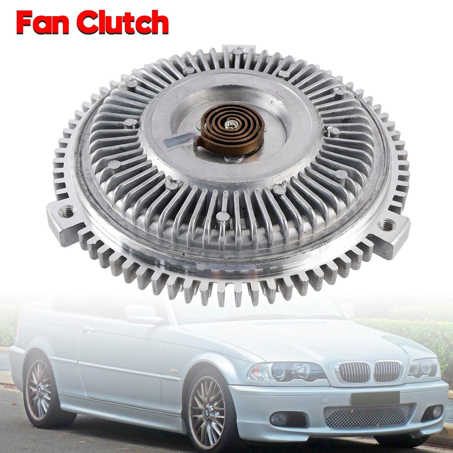 2000-2005 BMW 325i 330i E46 I6 Radiator Cooling Fan Clutch 11521719269