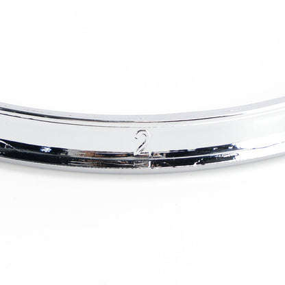 1995-2004 BMW E39 5 Series Silver Dash Trim Rings Speedometer Gauge Cluster Panel GF1734008