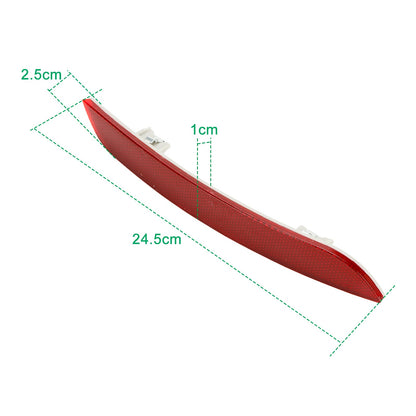 BMW 5-Series F10 F18 10-13 Rear Bumper Reflective Marker Lamp Light Reflector 63147203237 63147203238