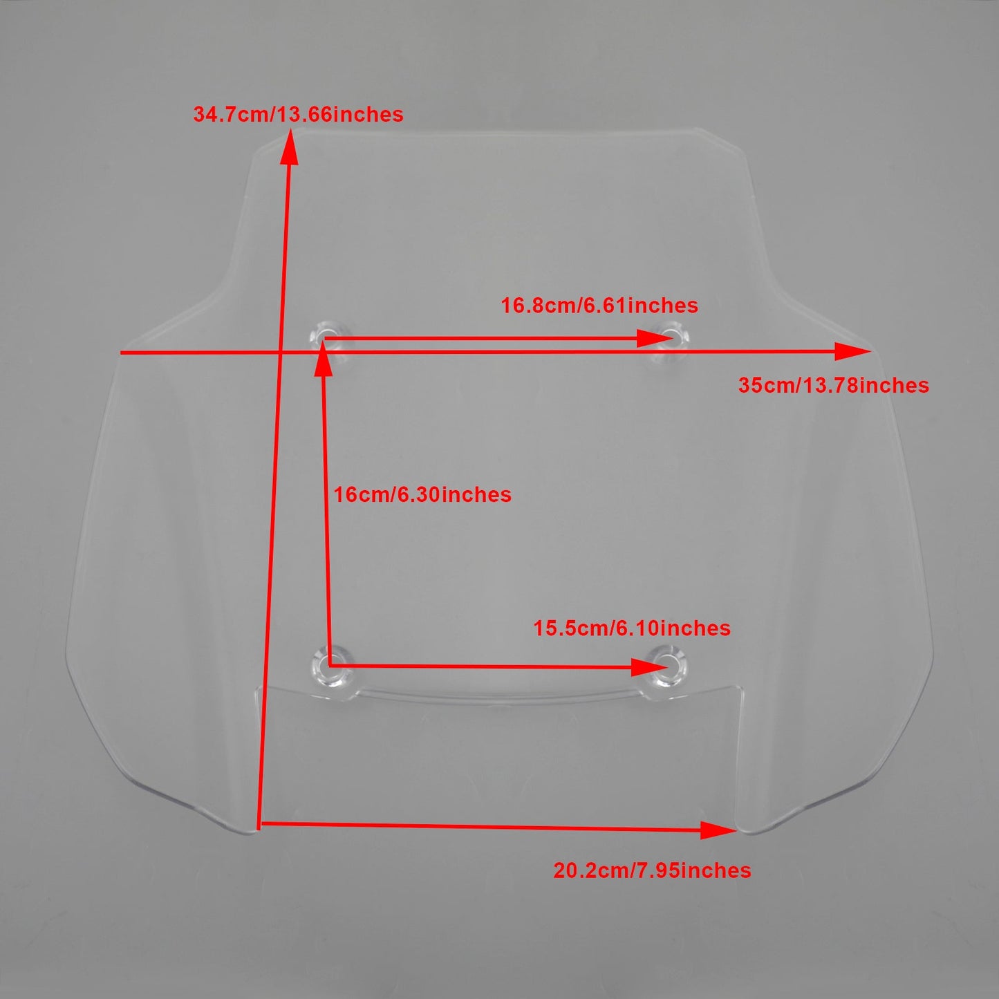 2021-2022 PAN AMERICA 1250S PA1250 ABS Motorcycle Windshield WindScreen