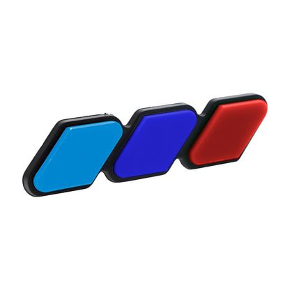 Toyota Tacoma TRD Tundra RAV4 Tri-Color Grille Badge Emblem Car Accessories