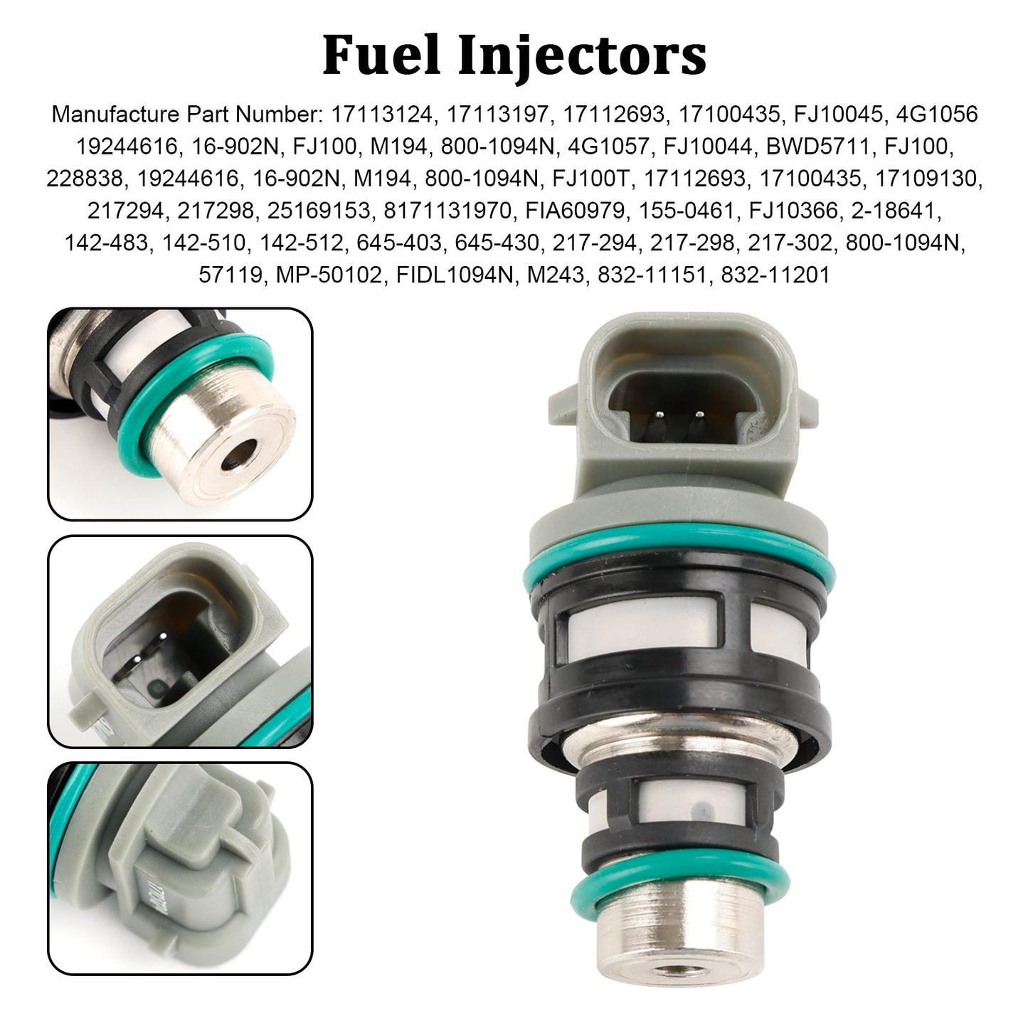 1995-1997 Pontiac Sunfire 1PCS Fuel Injectors 17113124 17113197 17112693