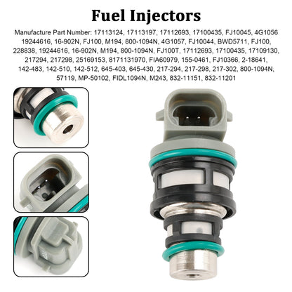 1994-1997 GMC Sonoma 1PCS Fuel Injectors 17113124 17113197 17112693