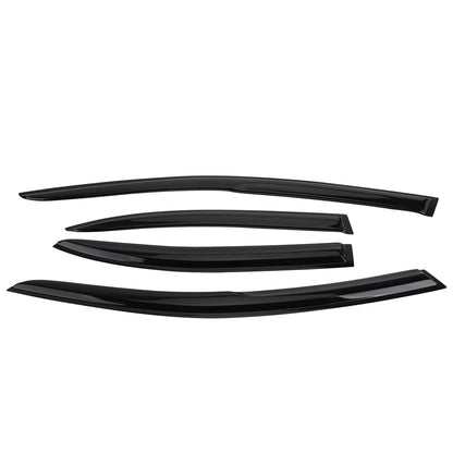 Car Window Sun Rain Guard Visors Kit 6PCS Mitsubishi Lancer 2008-2017