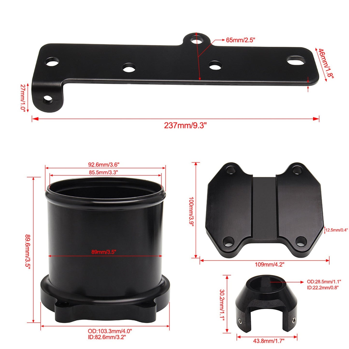 Dodge Ram 2500 3500 6.7L 2013-2018 Cummins Diesel EGR Plate Cooler & Throttle Valve Delete Kit