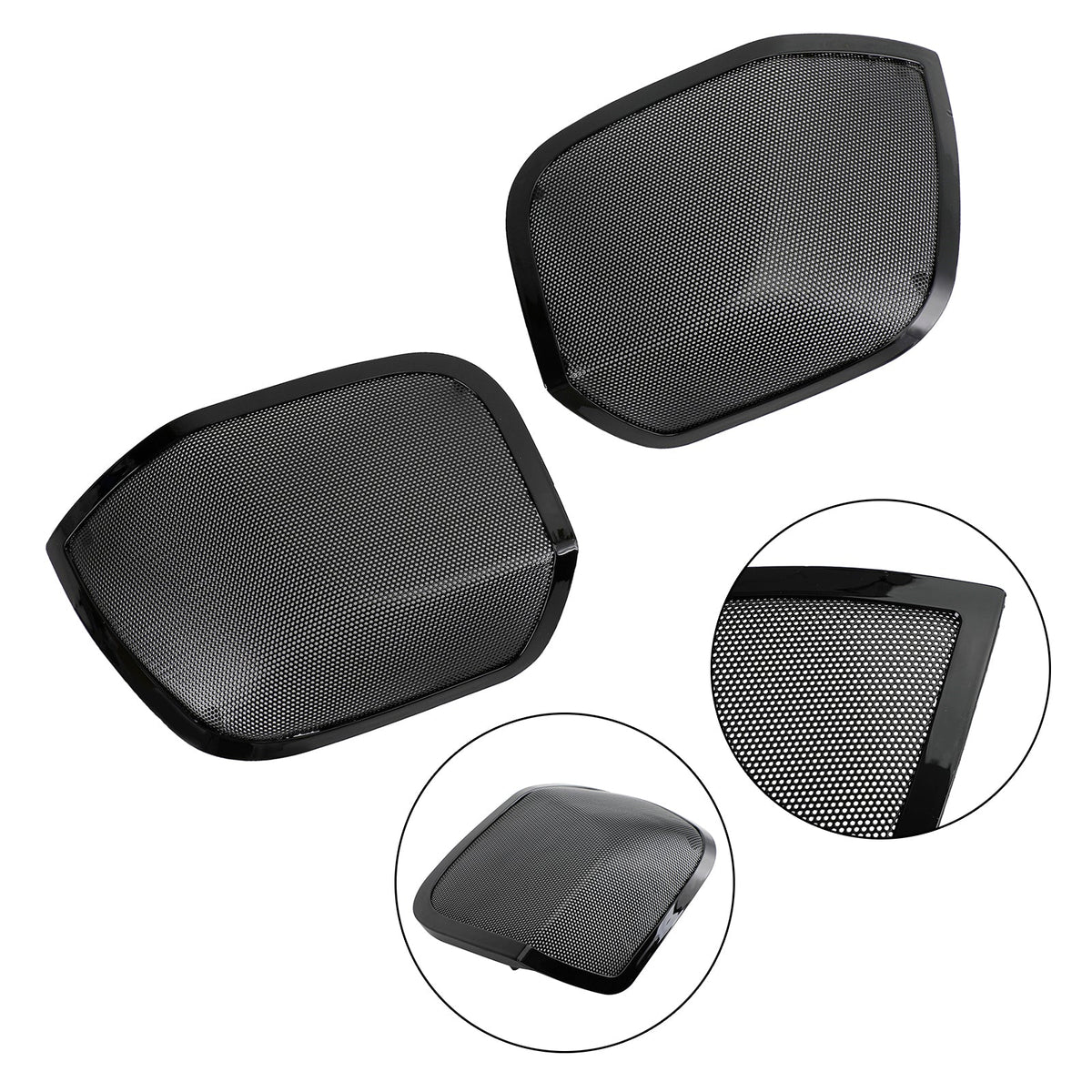 5"X7" Saddlebag Lid Speaker Grill Fits For Road King Touring Glide 14-22