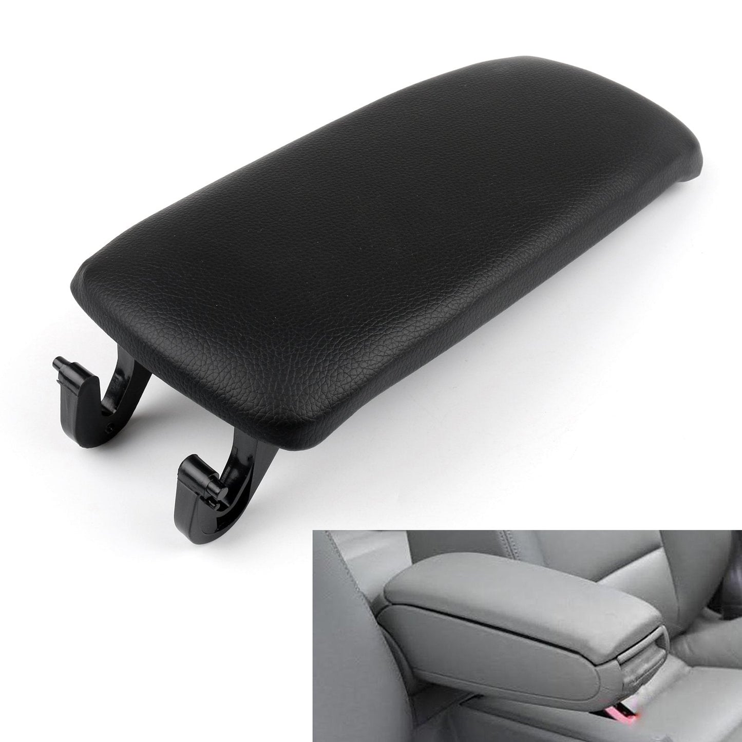 2000-2008 Black Audi A4 S4 A6 PU Leather Center Console Armrest Cover Lid Black Gray Khaki