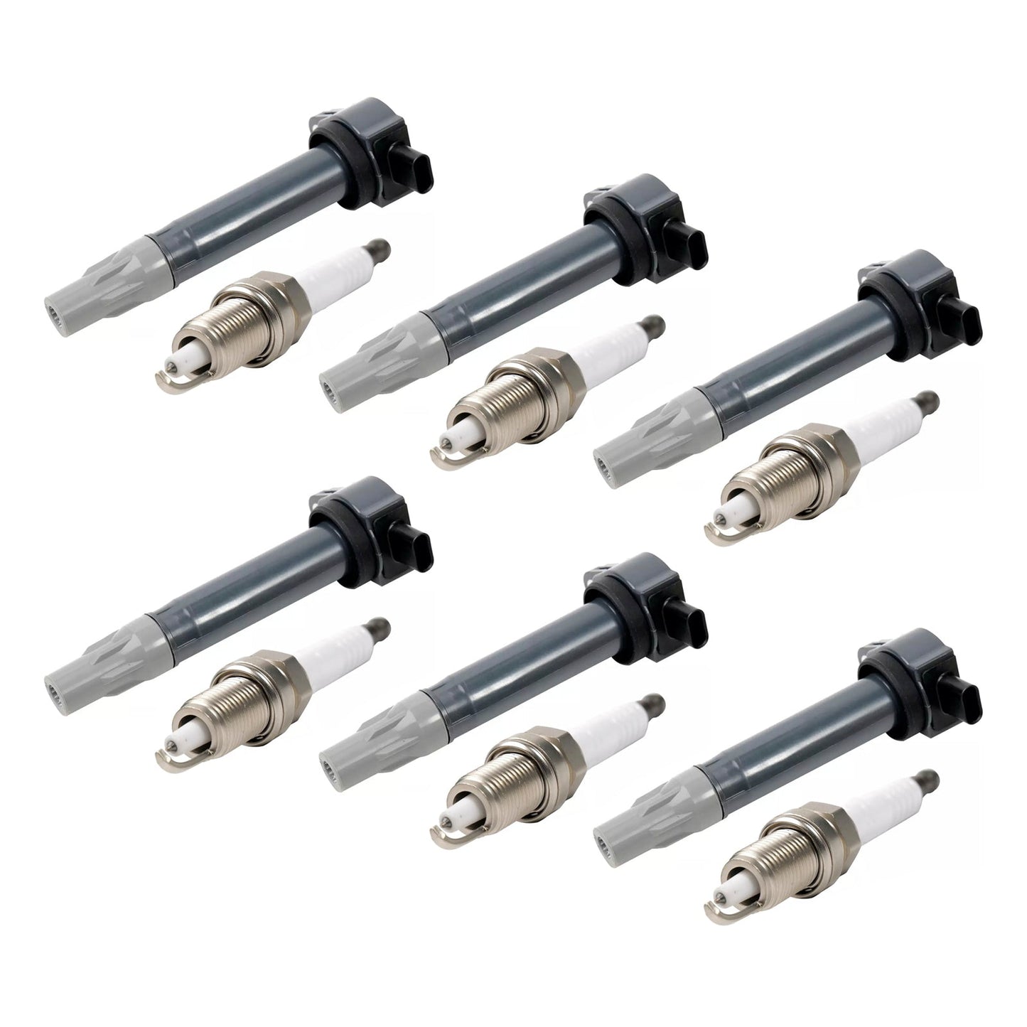2006-2010 Dodge Charger V6 2.7L 6pcs Ignition Coil & Spark Plugs UF502 4606869