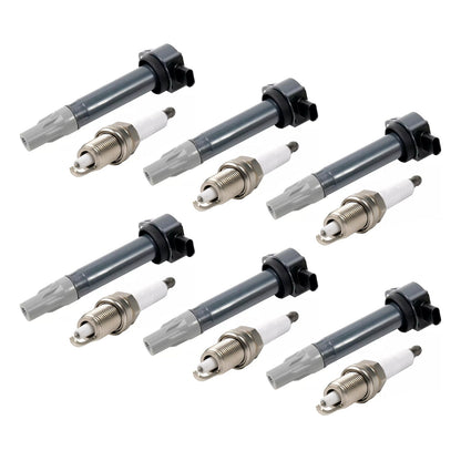 2006-2010 Dodge Charger V6 2.7L 6pcs Ignition Coil & Spark Plugs UF502 4606869