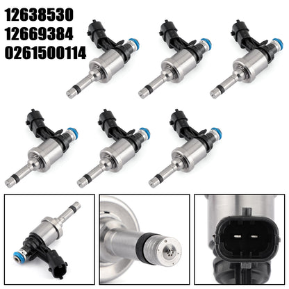 2009-2010 Saturn Outlook 3.6L V6 6PCS Fuel Injectors 12638530 12632255 12611545