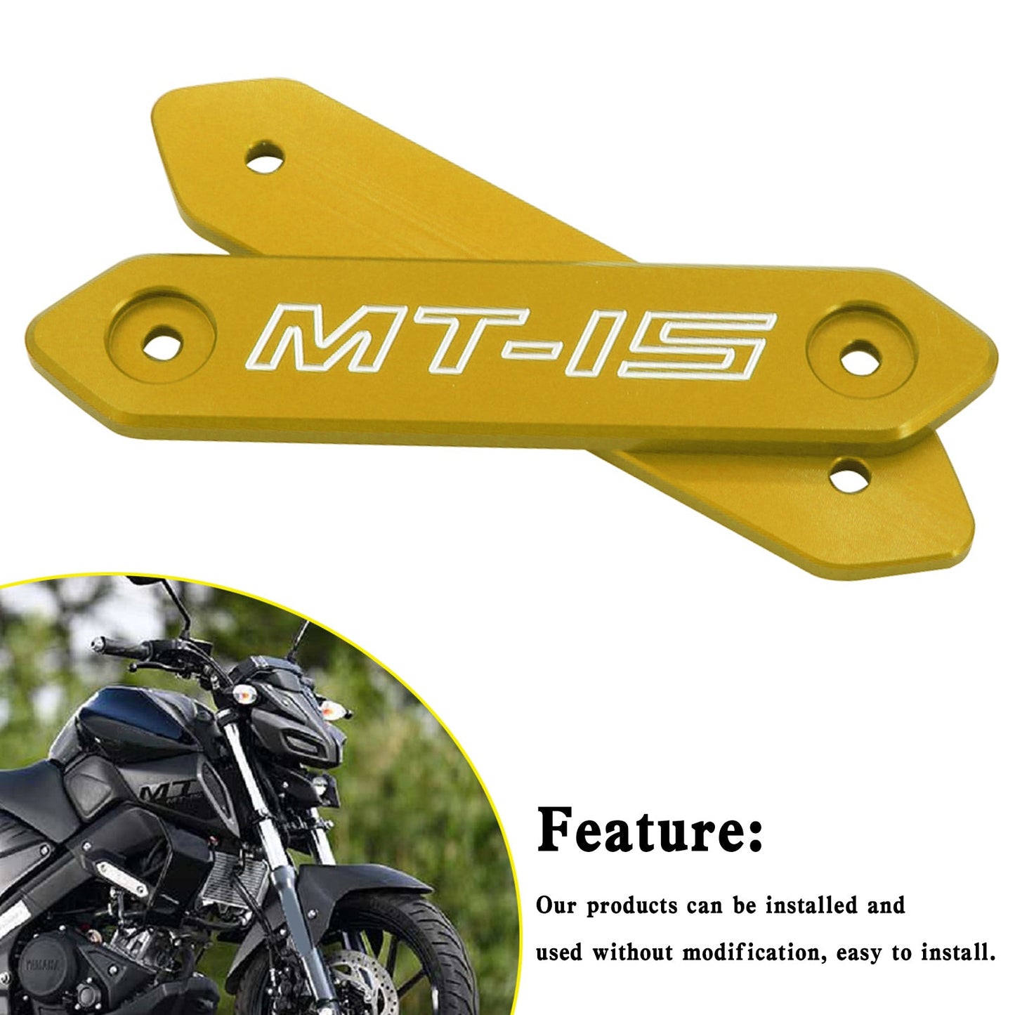 Aluminum Alloy Accessories Body Cover For Yamaha MT 15 MT-15 MT15 2018-2020