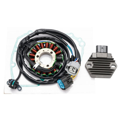 2006-09 Honda TRX450R TRX450ER Magneto Coil Stator+Voltage Regulator+Gasket Assy 31120-HP1-601 31600-KTB-003